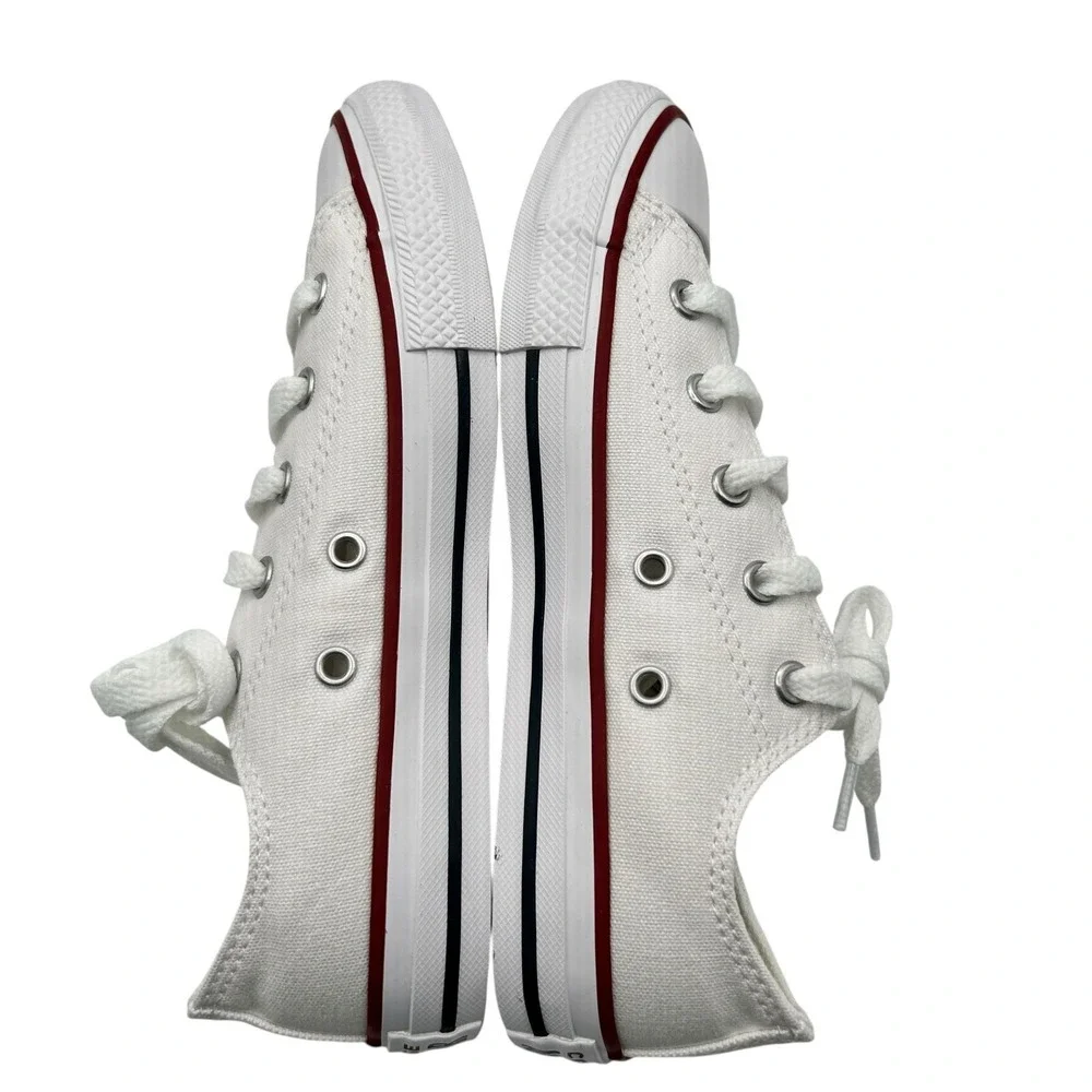 Converse Chuck Taylor‎ All Star Low Top White Youth Sneakers Size 2 NWB